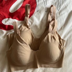 2x wonderbra new wave ultralight bras in Nude - size M